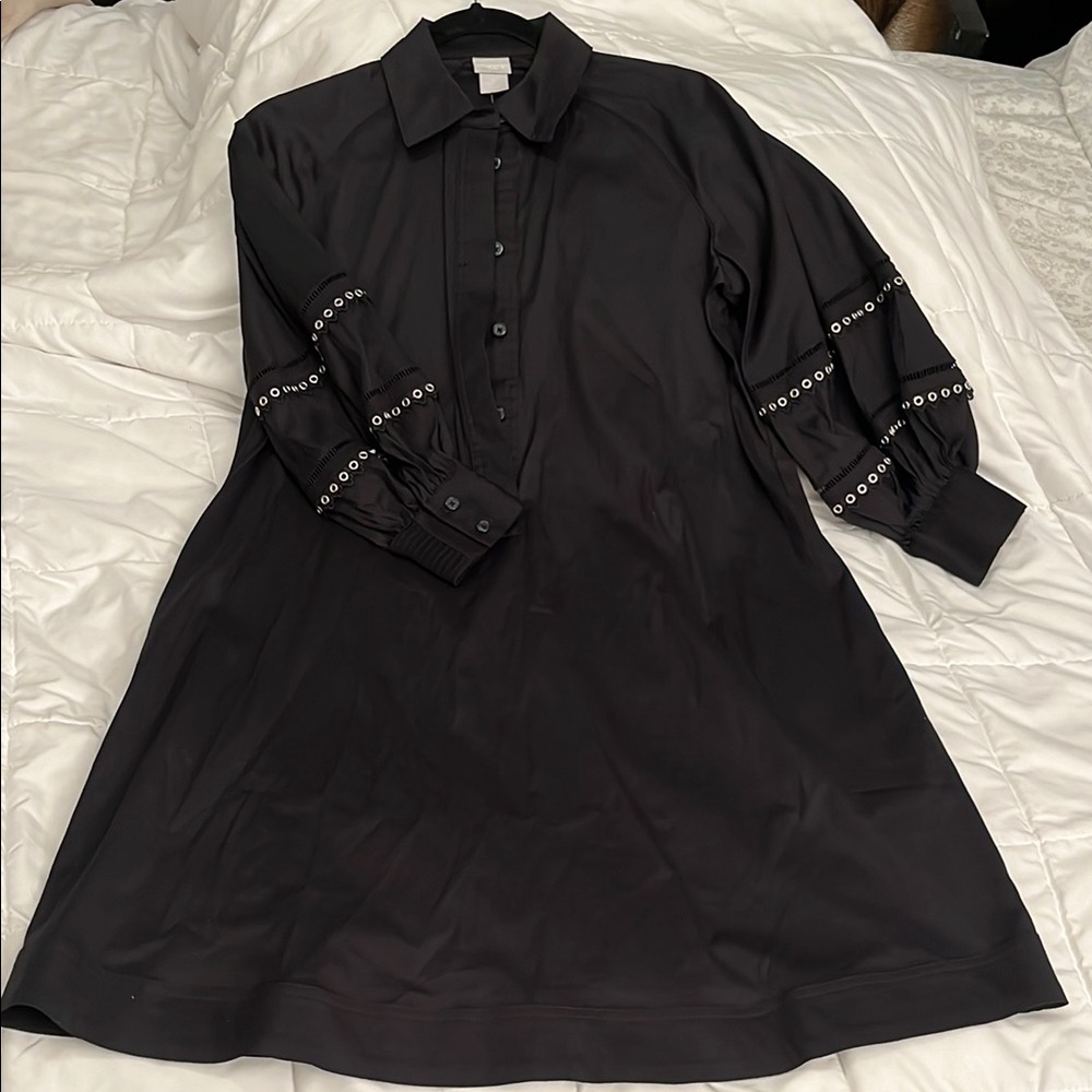 Elegant Black Button-Down Dress chico’s